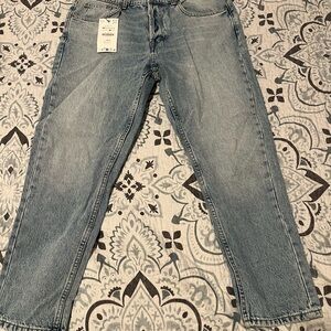 Zara Men Jeans Slim Straight Light Blue